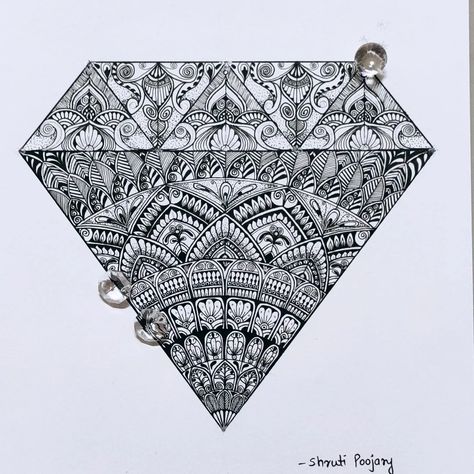 Diamond shaped mandala Diamond Mandala, Mandala Designs, Diamond Shaped, Diamond Shape, Mandala Design, Mandala Art, Doodle Art, Diamond Shapes, Doodles