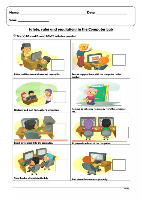 Ict Worksheets Grade 2, Computer Activities For Kids, Play Cottage, Computer Lab Decor, Lab Decor, Rich And Poor, 2nd Grade Worksheets, Charity Organizations, Computer Lab