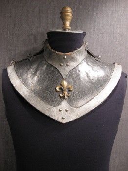 armor, gorgets, hard, leather, fabric Chest Armor, Types Of Armor, Chest Plate, Carnival Art, Fantasy Shop, Ancient Armor, Southern Fashion, Knight Armor, Medieval Armor