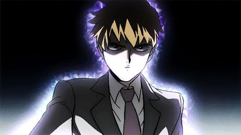 Reigen Arataka, Anime Character, Gif, Tumblr, Anime