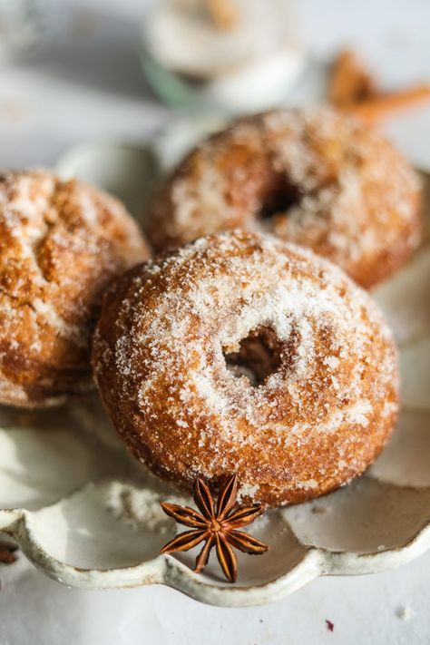 Cinnamon Sugar Buttermilk Donuts - Britney Breaks Bread Donuts Old Fashioned, Buttermilk Donut Cake, Cinnamon Sugar Pancakes, Buttermilk Donuts, Fried Desserts, Sour Cream Donut, Cake Donuts Recipe, Fried Dessert, Doughnut Recipes