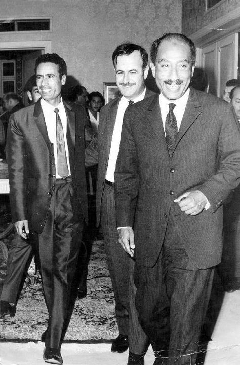 Syria Aesthetic, Anwar Sadat, Hafez Al Assad, Gamal Abdel Nasser, Muammar Gaddafi, Sell Coins, Egypt History, Egyptian History, Great Leaders