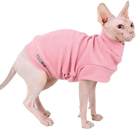 Warm Sphynx Sweater new design Puppies In Pajamas, Girl Dog Clothes, Chat Sphynx, Short Haired Dogs, Clothes Sweater, Soft Vest, Bulldog Francese, Dog Fleece, Small Dog Clothes