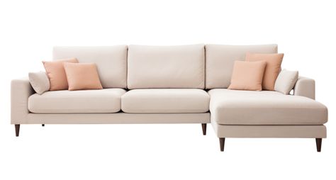 Pink Accent Pillows, Sofa Png, Sofa Scandinavian Style, Sectional Sofa Beige, Beige Sectional, Boho Sofa, Rustic Sofa, Scandinavian Interior Design, Contemporary Living Spaces