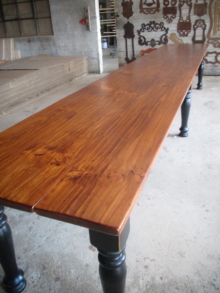 Long and Narrow Farm tables | Designs In Wood Long Narrow Farmhouse Table, Narrow Harvest Table, Slim Kitchen Table, Narrow Kitchen Table Rectangle, Long Narrow Dining Table Diy, Narrow Dinner Table, Narrow Dining Table Ideas, Narrow Long Dining Table, Diy Narrow Dining Table