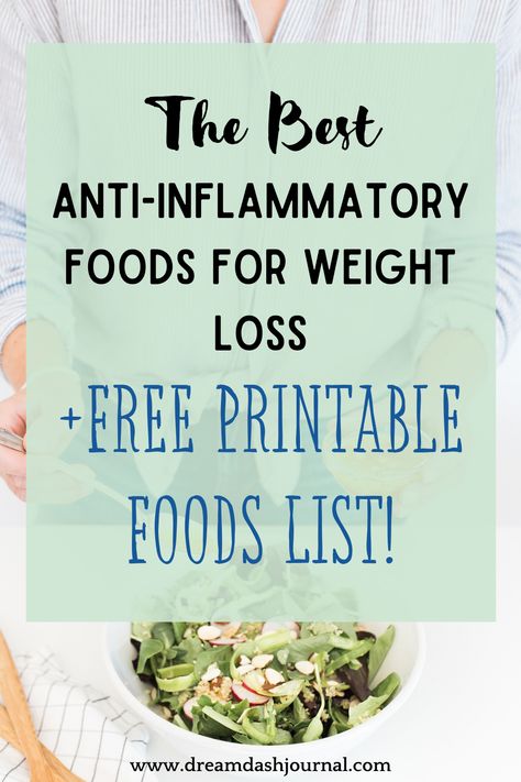 Free printable anti-inflammatory foods list to download! Learn the best anti-inflammatory foods to eat to lose weight, improve your health and feel your best eating grain free anti-inflammation foods. #antiinflammation #grainfree #weightloss #chronicpain #naturalcures Anti Inflammation Vitamins, Anti Inflammation Diet For Beginners, Low Cholesterol Food List, Inflammation Foods, Inflammation Recipes, Anti Inflamatory, Diet Changes, Anti Inflammation Recipes, Autoimmune Diet