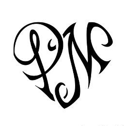 M Heart, P Tattoo, Monogram Tattoo, Alphabet Tattoo Designs, M Tattoos, Fire Tattoo, Heart Tattoo Designs, Tattoo Arm, Custom Tattoo Design