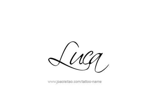 Luca Name Tattoo, Luca Name, Sweets Tattoo, Luca Tattoo, Lucas Name, Small Name Tattoo, Fonts Name, Name Fonts, Tattoo Name Fonts