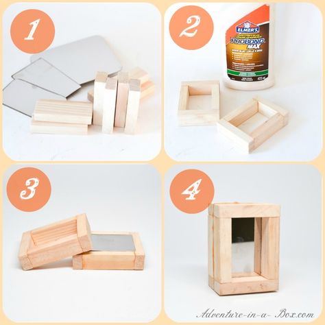 Mirror Wooden Blocks Wooden Blocks Diy, Wooden Crafts Diy, Montessori Diy, Jenga Blocks, Montessori Toddler Activities, Useful Ideas, Diy Blocks, Simple Toys, Diy Jar Crafts