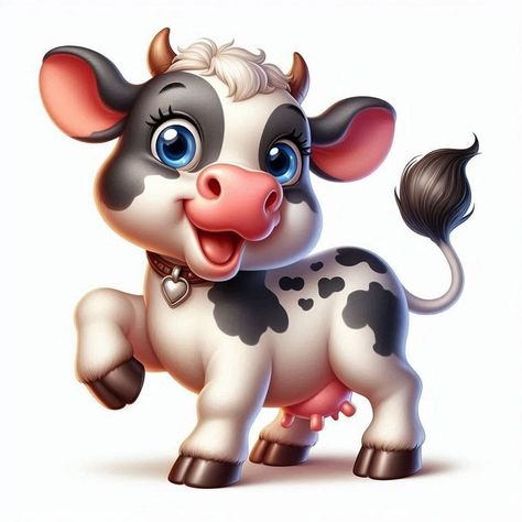 Free Cartoon Characters, Bulls Wallpaper, Cow Clipart, Flower Painting Canvas, Cute Animal Clipart, Preschool Art Activities, Funny Animal Quotes, Free Cartoons, Emoji Stickers