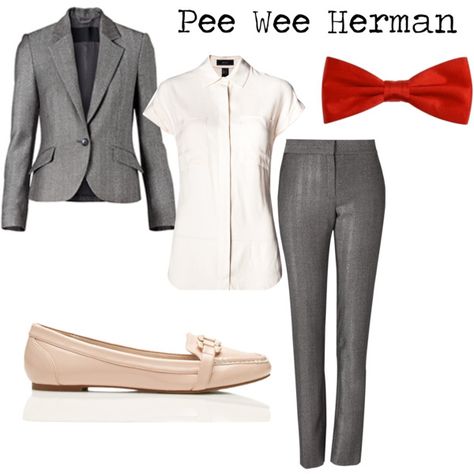 Pee Wee Herman Peewee Herman Costume Women, Pee Wee Herman Costume Woman, Pee Wee Herman, Nerd Glasses, Holiday Party Dresses, Geek Girls, Vintage Beauty, Costumes For Women, Work Wear