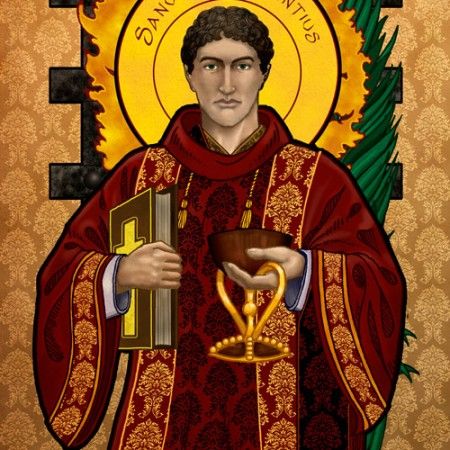 The Commemoration of Saint Lawrence – Immanuel Lutheran Church St Ambrose, Saint Lawrence, Let Us Pray, The Catacombs, St Lawrence, Lutheran Church, Orthodox Icons, God Almighty, Sacred Art