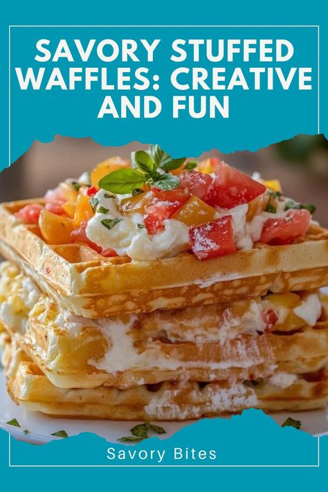 🍽️ Savory Waffle Fun – Enjoy these unique stuffed waffles for breakfast, lunch, or dinner! Packed with delicious fillings. 🧀 #StuffedWaffleRecipes #SavoryEats #EasyCooking #CreativeMeals Savory Waffles Dinner, Stuffed Waffles, Stuffed Waffle, Waffles For Breakfast, Savory Waffles, Breakfast Routine, Waffle Recipes, Fun Cooking, Easy Cooking