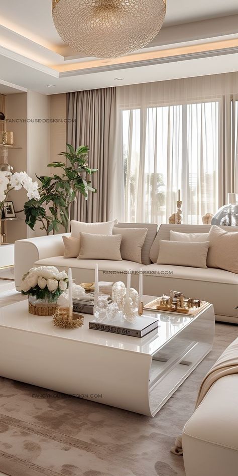 House Interior Ideas, Cream Living Rooms, Elegant Living Room Decor, House Interior Decor Ideas, Latest Living Room Designs, Beige Living Rooms, Interior Living Room, House Interior Design, Interior Bedroom