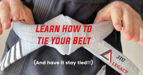 How To Tie A Gi Belt Jiu Jitsu, Jiu Jitsu Belt Display, Bjj Kimono, Belt Knots, Jiu Jitsu Belts, Bjj Belts, Best Knots, Belt Display, Belt Hanger