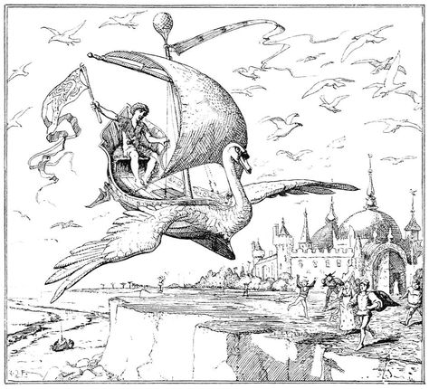 Old Book Illustrations is a search engine and browseable library of—you've guessed it!—the engraved illustrations and litho prints found in old books. Choose the type of illustrations you want to s... Hans Andersen, Engraving Illustration, Type Illustration, Fairytale Illustration, Vintage Fairies, Fairy Book, Fairytale Art, Black And White Illustration, Fairy Art