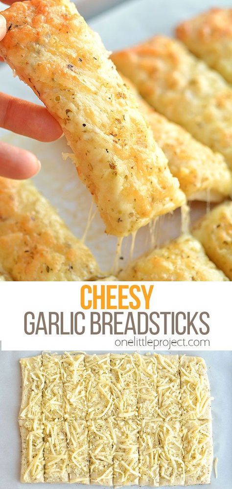 Cheesy Garlic Breadsticks, Garlic Breadsticks Recipe, Cheesy Garlic Breadsticks Recipe, Breadsticks Recipe, Creamy Chicken Tortilla Soup, Garlic Breadsticks, Favorite Soups, Cheesy Garlic Bread, Cheesy Bread