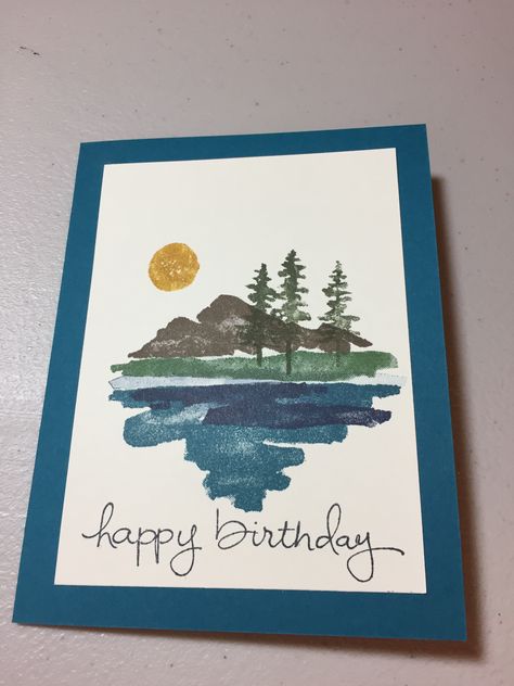 Birthday Card Watercolor, Nails Tools, Birthday Watercolor, Ideas Watercolor, Cards Simple, Watercolor Birthday Cards, Birthday Art, Homemade Birthday Cards, Masculine Birthday Cards