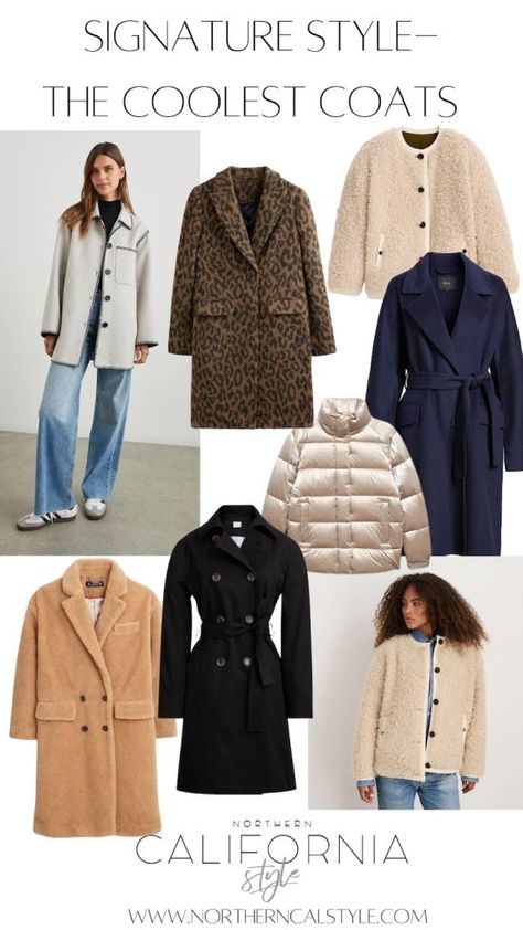 Signature Style – The Coolest Coats Bear Jacket, Leopard Coat, Great Coat, Navy Coat, Cool Coats, Statement Coat, Leopard Fashion, Light Coat, Plaid Coat