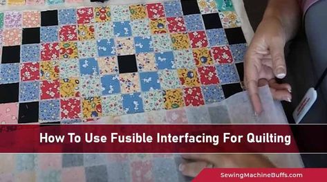 Quilting With Fusible Interfacing, Fusible Grid Quilt Patterns, Strip Quilt Patterns, Strip Quilt, Interfacing Sewing, Light Quilt, Easy Quilt, Sewing Crafts Tutorials, Easy Quilt Patterns