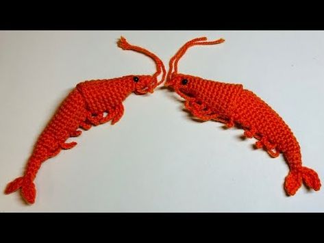 Crochet Prawn (Laksa Series Part 1) - YouTube Crochet Prawn, Shrimp Crochet Pattern Free, Crochet Shrimp Free Pattern, Prawn Laksa, Mantis Shrimp, Free Tips, Please Subscribe, Music Is, Put Together