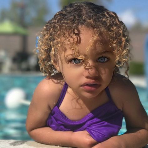 Kaia Rose, Pool Days, Wedding Moments, Sugar And Spice, Black Kids, Curly Hair Styles Naturally, The Little Mermaid, Pretty People, Wedding Planner