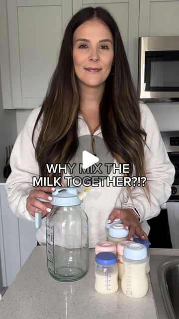 Eugenie🤍 on Instagram: "Why do I mix all the milk together?!?🍼🤍 #exclusivelypumpingmom #pumpingmom #pumpingmama #pitchermethod #pumpinghacks #breastmilk #momlife #momofinstagram #breastfeedingmom #fyp #fypシ #fypage" How Much Milk Does A Newborn Drink, Breastmilk Pitcher Method, Pitcher Method Breastmilk, Pitcher Method, Exclusively Pumping, April 29, Breast Milk, Mom Life, Milk