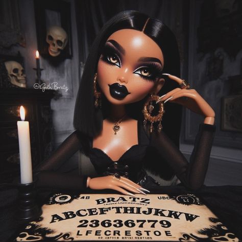 Ouija board would you help me? #bratz #explorepage #explore more Bratz Goth Aesthetic, Goth Bratz, Alt Baddie, Romantic Goth, Ouija Board, Feminine Art, Glamour Makeup, New Aesthetic, Goth Aesthetic