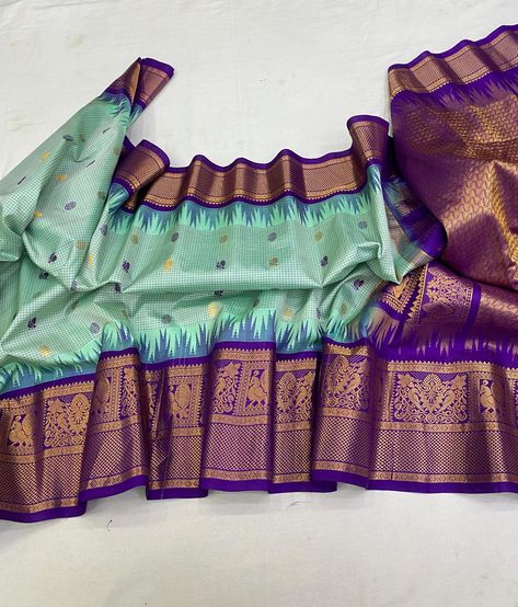 NEW BEAUTIFUL AND EXCLUSIVE GADWAL PATTU SAREES WITH LATEST UNIQUE KANCHI TEMPLE BORDER TRADITIONAL THREAD CHECKS BUTTA WITH RICH PALLU AND CONTRAST BLOUSE💥💥💥💥💥💥💥💥 *PRICE:9000+$* *DUSSEHRA SALE✨💥* ACTYUAL PRICE:9999+$ 💥🌸💥🌸💥🌸💥🌸💥🌸💥🌸💥🌸 Gadwal Pattu Sarees Latest, Gadwal Pattu Sarees, Contrast Blouse, Blouse Price, Pattu Sarees, Silk Sarees, Checks, Temple, Thread