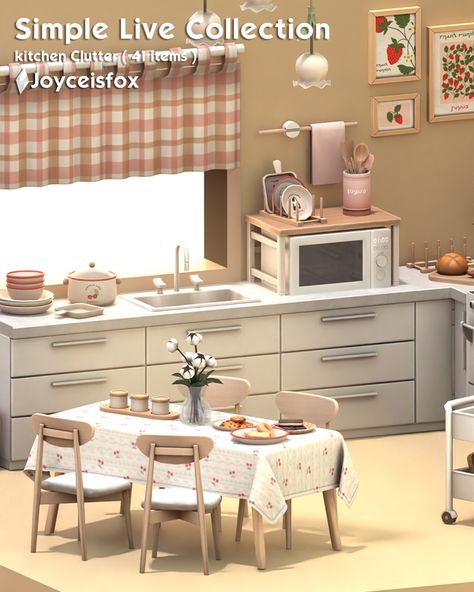 7# Simple Live Collection - Kitchen Clutter（Update 11/7/23） | Patreon Furniture Sims 4 Cc Kitchen, Ts4cc Furniture Kitchens, Safe Sims 4 Cc, Ts4 Kitchen Appliances, Sims 4 Kitchen Clutter Maxis Match, S4cc Furniture Kitchens, Sims 4 Furniture Cc Maxis Match Kitchen, Sims 4 Cc Kitchen Appliances Maxis Match, Maxis Match Sims 4 Cc Build