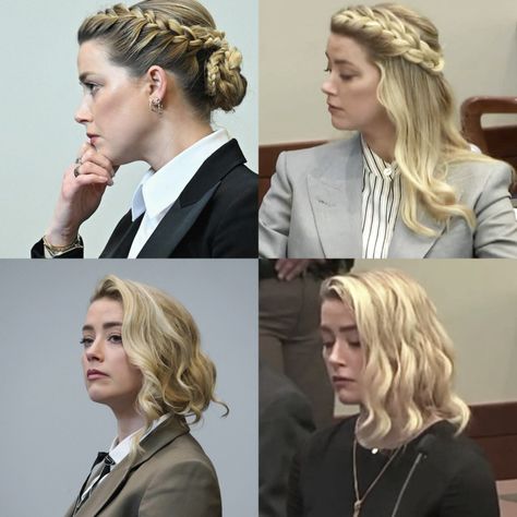 Jodie Arias, Dream Nose, Amber Heard Hair, Amber Heard Style, David Kibbe, Hollywood Actress, Amber Heard, Party Hairstyles, French Braid