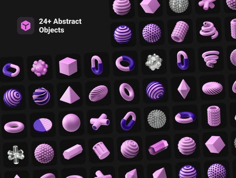 Abstract Objects, Camera Angles, Industrial Design Sketch, 3d Abstract, 3d Shape, 3d Shapes, 3d Icons, Graphic Design Trends, 3d Artwork