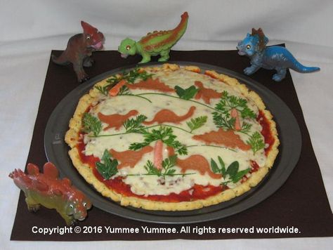 Dinosaur Recipes, Dinosaur Pizza, Dinosaur Birthday Party Food, Nerd Food, Gourmet Gluten Free, Toy Dinosaurs, Baking Mix Recipes, Gluten Free Baking Mix, Planning Events