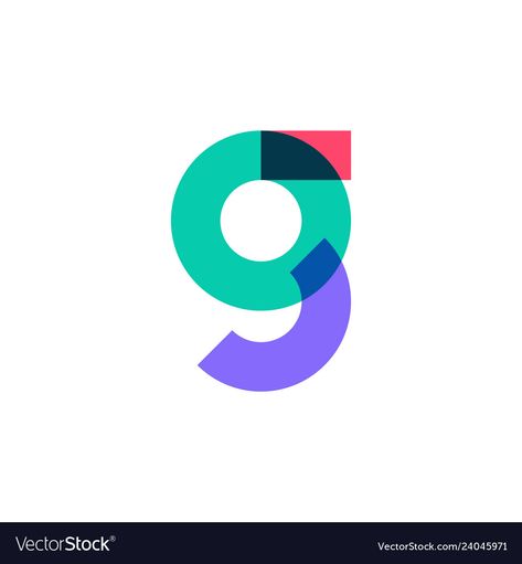 G Logo Design Letter, Overlapping Logo, U Letter Logo, Overlapping Colors, G Letter Logo, Letter Mark Logo, Letter I Logo, Creative Logo Design Art, G Logo Design