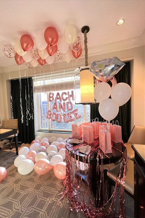 Boujee Bachelorette, Rose Gold Bachelorette Party, Rose Gold Bachelorette, Gold Bachelorette Party Decorations, Bachelorette Vegas, Planning Party, Gold Bachelorette Party, Gold Bachelorette, Rose Gold Party Decor