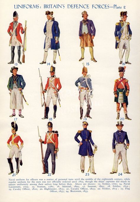 Vintage uniforms print history military uniforms boy bedroom decor military decor via Etsy Old Military Uniforms, Historical Military Uniforms, British Uniforms 19th Century, Napoleon Army Uniform, Victorian Military Uniform, Vintage Uniform, Vintage Military Uniforms, English Army, Military Ranks