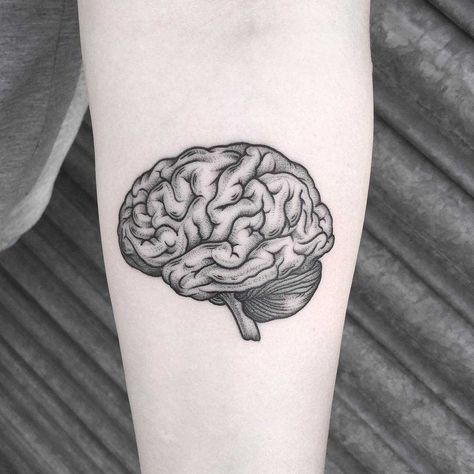 Dna Tattoo, Brain Tattoo, Tattoo Line, Tattoo Graphic, Sternum Tattoo, Dream Tattoos, White Tattoo, Friend Tattoos, Human Brain