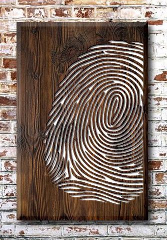 The vector file Laser Cut Fingerprint Wood Wall Decor CDR File is a Coreldraw cdr ( .cdr ) file type, size is 137.47 KB, under laser cut vectors. Oversized Wall Decor, Wood Laser Ideas, 3d Wall Clock, Carved Wood Wall Art, Digital Wall Clock, Laser Art, Wood Wall Decor, Laser Cut Wood, Cnc Router