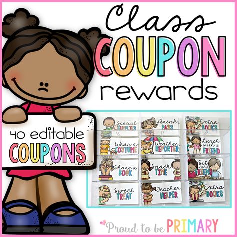 Coupons for Kids: Looking for a great classroom management strategy that kids and teachers will love? Classroom reward coupons are the perfect idea for handling behavior in a positive way...plus it's FREE! #classroommanagement #classroomcoupons #classroomrewards #rewardsforkids #treasurebox Class Coupons, Classroom Reward Coupons, Classroom Coupons, Positive Classroom Management, Classroom Awards, Transition Activities, Classroom Discipline, Schedule Cards, Classroom Behavior Management