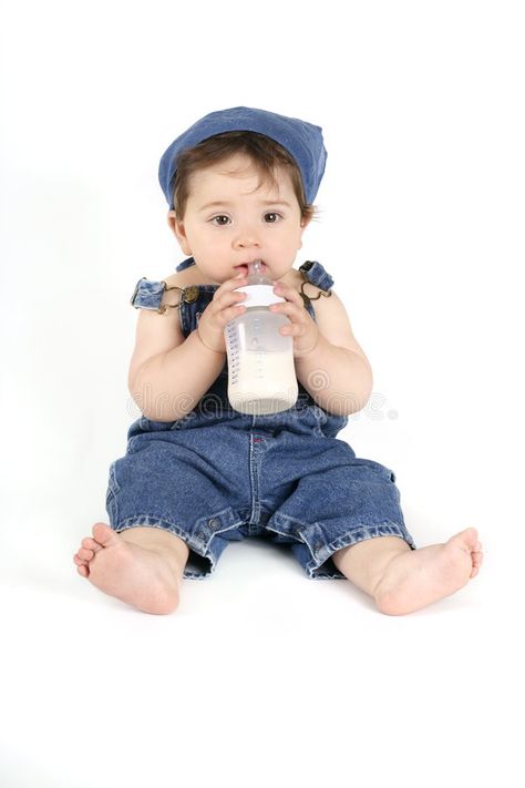 Baby with a milk bottle. Baby in denim outfit holding a milk bottle , #Affiliate, #bottle, #milk, #Baby, #holding, #outfit #ad Milk Bottle Photography, Cute Milk Bottle, Cartoon Milk Bottle, Old Fashioned Milk Bottles, Vintage Milk Bottles, Bottle Wall, Milk Bottle, Drink Milk, Baby Feeding