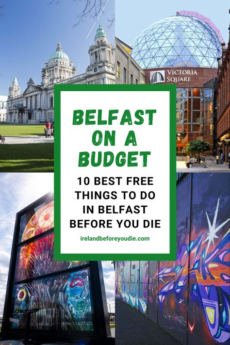 Worried about breaking the bank? Not to worry, for we have you covered with our ultimate list of the best free things to do in Belfast city. #belfast #ireland #IB4UD Belfast Things To Do, Things To Do In Belfast Ireland, Things To Do In Belfast, Belfast Castle, Ireland Bucket List, Northern Ireland Travel, Belfast Ireland, Belfast City, Visit Ireland