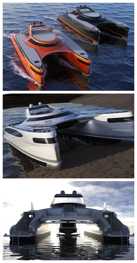 Small Yacht Boat, Catamaran Yachts, Lambo Yacht, Beautiful Yacht, Sailing Style, Concept Yacht, Solar Yacht, Mini Yacht, Yacht Concept