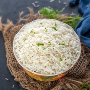 Instant Pot Basmati Rice Recipe - Whisk Affair Cook Rice In Instant Pot, Instant Pot Basmati Rice, Rice In Instant Pot, Basmati Rice Recipe, Vegetarian Biryani, Basmati Rice Recipes, Instant Pot Quinoa, Chickpea Coconut Curry, Plain Rice