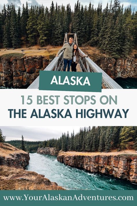 15 Road Side Attractions Not to Miss on the Alaska Highway - YOUR ALASKAN ADVENTURES Delta Junction Alaska, Alcan Highway, Alaska Summer, Moving To Alaska, Alaska Road Trip, Alaska Highway, Alaska The Last Frontier, North To Alaska, Alaska Vacation