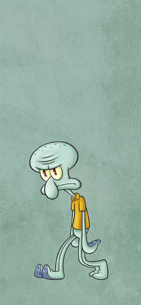 Walpap<3📍 Squidward Wallpaper Iphone, Squidward Aesthetic, Squidward Wallpaper, Simpsons Wallpaper, Spongebob Iphone Wallpaper, Graffiti Wallpaper Iphone, Spongebob Wallpaper, Spongebob Funny, Apple Logo Wallpaper