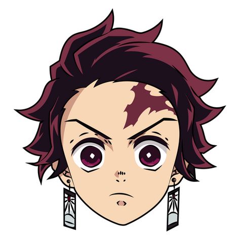 Demon Slayer Makio, Demon Slayer Tanjiro Kamado, Demon Slayer Zenitsu, Demon Slayer Corps, Demon Slayer Tanjiro, The Demon Slayer, Tanjiro Kamado, Anime Stickers, Demon Slayer Kimetsu No Yaiba