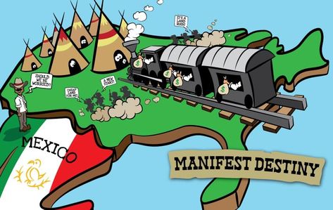 Manifest Destiny American domination Destiny Drawing, Westward Expansion, Kindergarten Social Studies, Manifest Destiny, Cedar Point, Mexican American, Drawing Easy, Us History, Social Studies