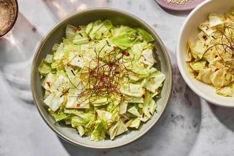 Yamitsuki Cabbage, Addictive Cabbage, Japanese Cabbage, The Spruce Eats, Lacto Vegetarian, Cabbage Side Dish, Raw Cabbage, Simple Dressing, 2024 Recipes