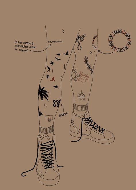 Ignorant Style Tattoo Men, Underground Tattoo Ideas, Tattoo Ideas Male Leg, Leg Tattoo Drawings, Tattoos Men Leg, Male Leg Tattoos, Tattoos For Guys Leg, Tatuajes Ignorant, Men Leg Tattoo Ideas