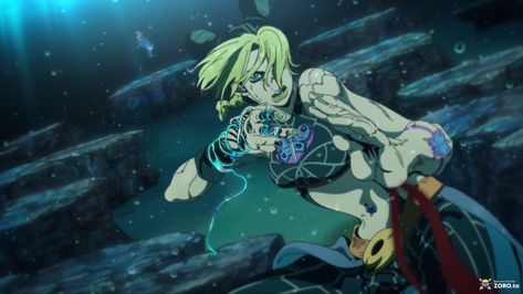 Jolyne Kujo Gif, Jolyne Kujo Stand, Ocean Gif, Yoshikage Kira, Joseph Joestar, Jotaro Kujo, Female Protagonist, Jojo Parts, Jojo Anime